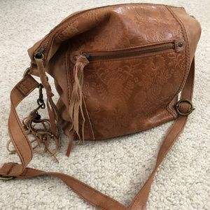 The Sak leather crossbody purse